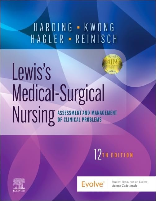 Lewis's Medical-Surgical Nursing: Assessment and Management of Clinical Problems, Single Volume - 12th Edition